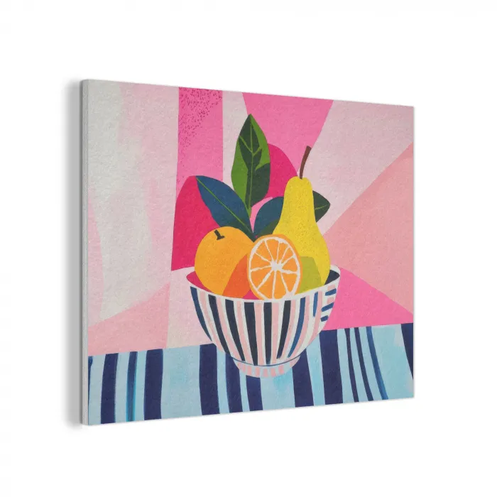 Fruit - Abstracte achtergrond - Roze PET vilt klein -3d