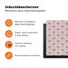 Retro - Ruit - Hartjes - Patroon Inductie beschermer vinyl 3mm klein 276 -zzzzzzz-td-ups