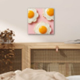 Eieren - Bloem - Roze aluminium wit klein -sfeer3