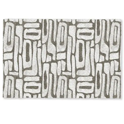 Donker - Wit - Abstract Deurmat klein 898 -zkaufland3d