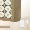 Sierlijk - Ornament - Blauw Light Box met batterij (Wandlamp) middel 907 -USP_websiteoplaadbaarNL
