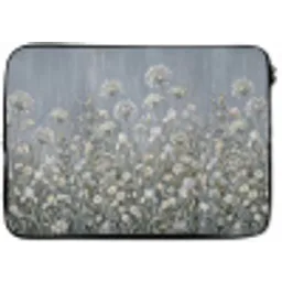 Bloemen - Botanisch - Blauw laptophoes neopreen klein -zkaufland3dotto