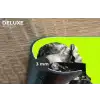 Vrouw - Sterrenhemel - Groen Placemat vinyl groot -closeup