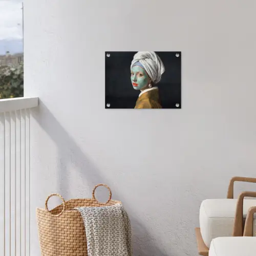 Iconisch - Modern - Kleurrijk tuinposter los doek klein -sfeer8