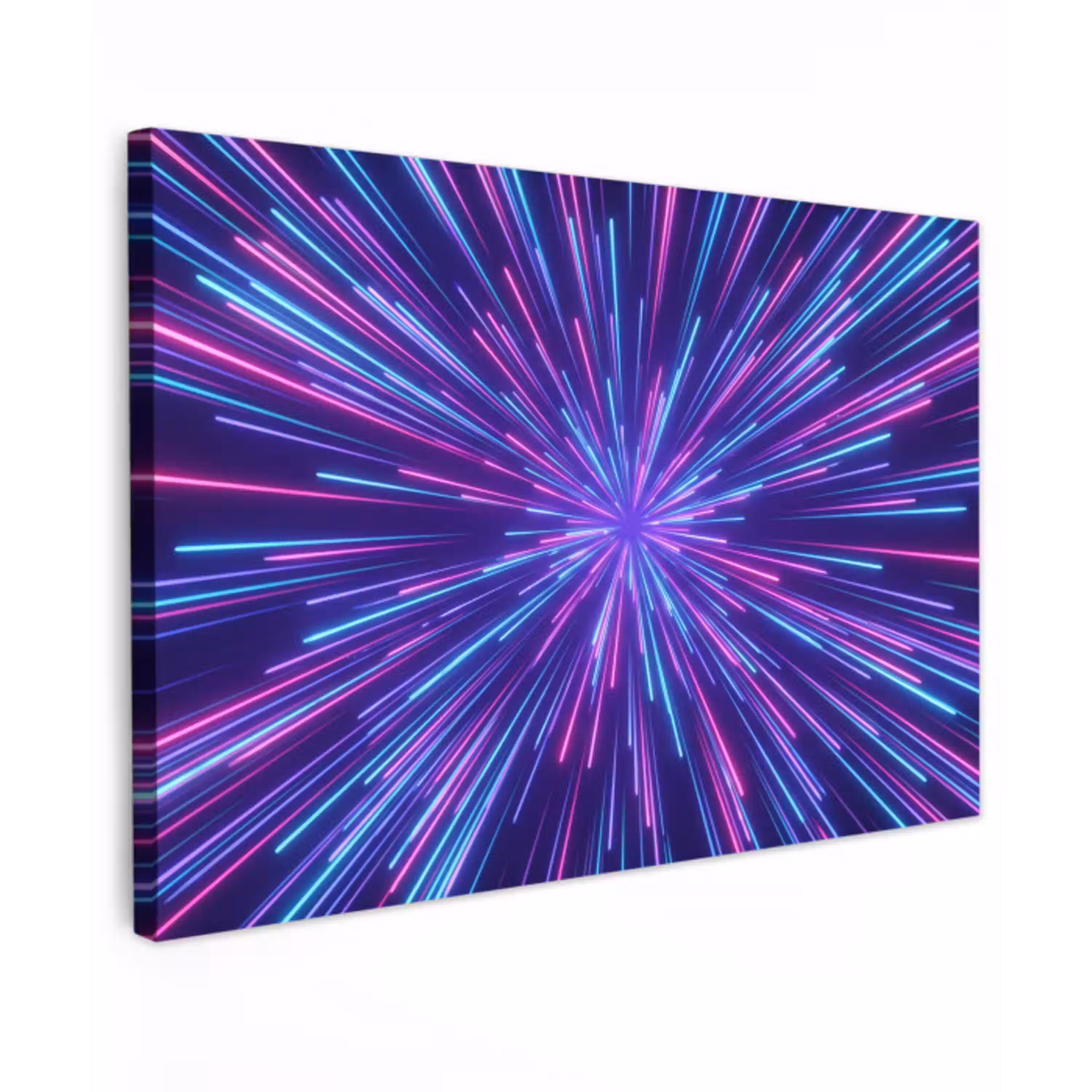 Dynamisch - Ruimte - Kleurrijk canvas 2cm klein -z3d