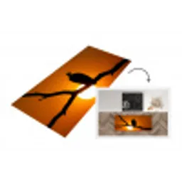 Gier - Tak - Zon - Oranje Keukenloper - keukenmat middel -3d
