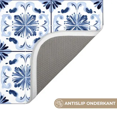 Patroon - Tegel - Blauw Badmat klein 997 -USP_AntislipNL