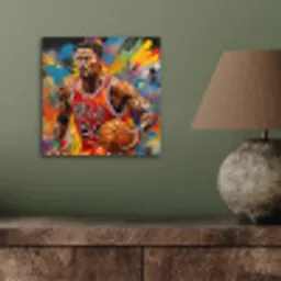 Basketbal - Verf - Kleuren - Rood aluminium wit klein -sfeer2