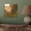Hek - Natuur - Mist - Veld aluminium wit klein -sfeer2
