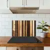 Hout - Planken - Natuurlijk keuken achterwand spatscherm klein -sfeer2