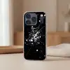 Verfspatten - Wit - Abstract - Explosie Telefoonhoesje iPhone 17 Pro klein -sfeer2