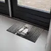 Vrouw - Bubbels - Zwart - Wit Deurmat klein -sfeer2