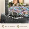 Stenen - Regenboog - Metallic keuken achterwand 2 middel 871 -usp_NL