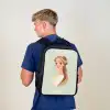 Prinses met een tiara - Groen Rugzak - Zwart middel -sfeer8