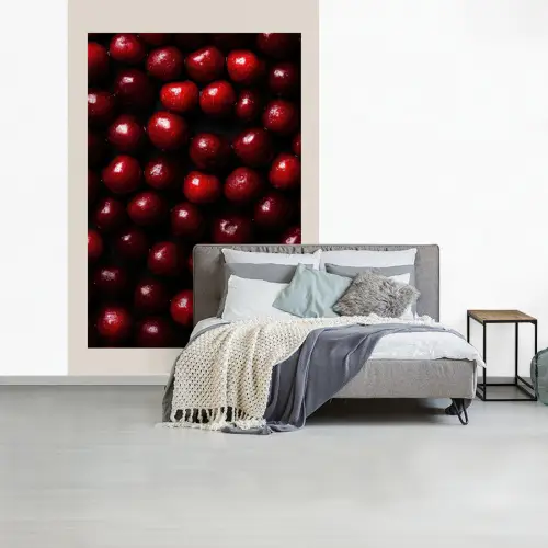 Kersen - Rood fotobehang vinyl groot -slaapkamer