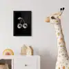 Kers - Luxueus - Metallic fotolijst zwart zonder passe partout klein -usfeer4_kinderkamer
