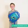 Neon - Voetbal - Schop - Kleurrijk Kinderrugzak - Blauw middel -sfeer1_FR