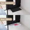 Bisou - Blauw - Roze - Lippen Deurmat klein -voor-na_NL