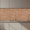 Bakstenen - Rechthoekig - Rood - Muur keuken achterwand 2 middel 871 zz_3dshopping