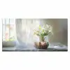 Vaas - Eieren - Bloemen Muismat XXL klein -3d_leeg