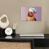 Papegaai - Koksmuts - Nieuwsgierig - Vogel poster papier klein -sfeer1
