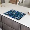 Blauwe - Oceaan - Kiezels Inductie beschermer vinyl 3mm klein 276 -sfeer8