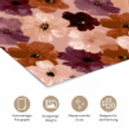 Bloemen - Abstract - Aardetinten poster papier klein 62 -tcloseup_DE
