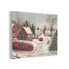 Kerstsfeer - Landelijk - Rood PET vilt klein -3d