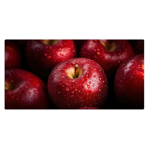 Rood - Appels - Fruit Muismat XXL klein -3d_leeg