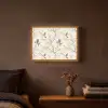 Takken - Vogels - Beige Light Box met batterij (Wandlamp) middel 907 -sfeer4
