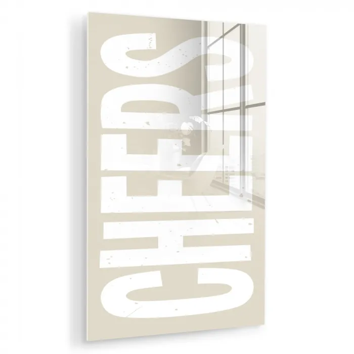 Cheers - Feest - Japandi - Vintage plexiglas 5mm klein -zzzproduct_nieuw