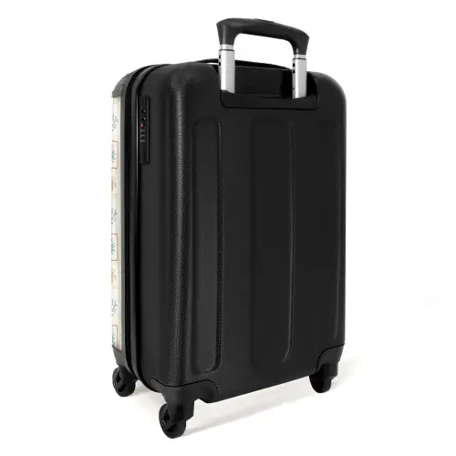 Kleurrijk zomer patroon NBS - Handbagage koffer - Kinderen Unisex middel -achterkant