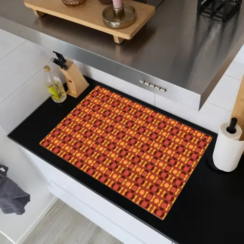 Retro - Disco - Hippie Inductie beschemer met haakjes klein 777 -sfeer1