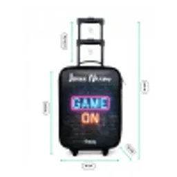 Game - Neon - Muur Kinderkoffer - Zwart klein -productfoto_formaten