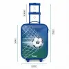 Bal in het goal Kinderkoffer - Blauw klein -productfoto_formaten