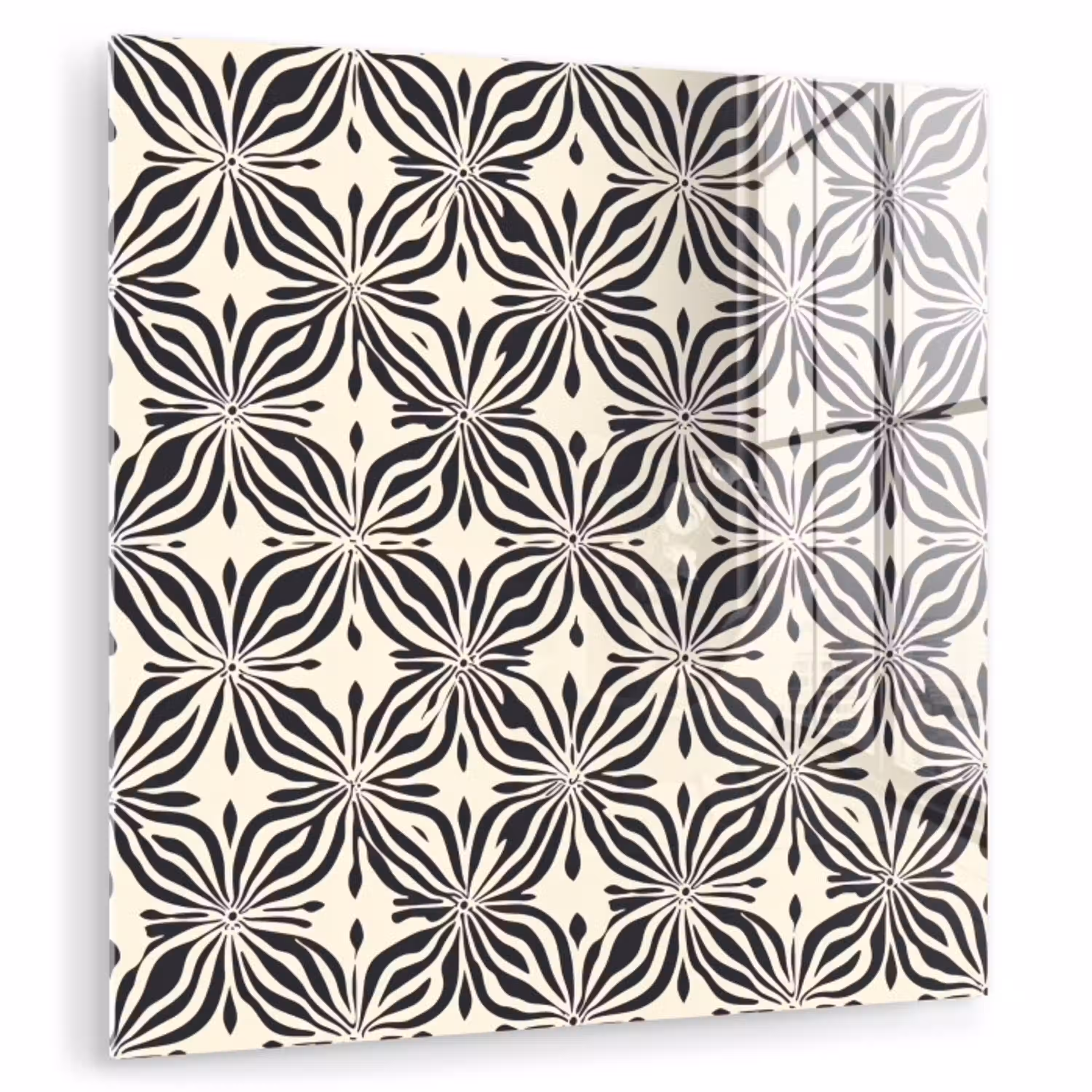 Grafisch - Patroon - Zwart plexiglas 5mm klein 11 -zzzproduct_nieuw