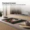 Stilleven met bloemen in een glazen vaas - Schilderij van Jan Davidsz. de Heem Inductie beschermer vinyl 3mm klein -sfeer1