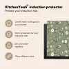 Botanisch - Vogels - Groen Inductie beschermer vinyl 3mm middel 274 -vsfeer2_ENG