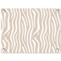 Abstract - Zebra - Beige tuinposter los doek klein 239 -3d