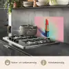 Lippenstift - Rood - Penseelstreken keuken achterwand spatscherm klein -usp_NL