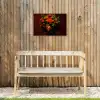Vrouw - lychee - exotisch Tuinposter op houten frame 2 cm dik klein -sfeer4