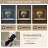 Quotes - Bloem - Tulp - Geel Light Box met batterij (Wandlamp) middel -USP_lichtkleurNL