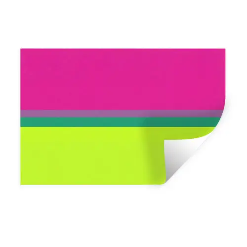Strepen - Modern - Kleurrijk Muursticker klein -3d