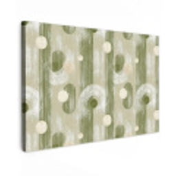 Artistiek - Modern - Groen Tuinposter op houten frame 2 cm dik klein 845 -3d