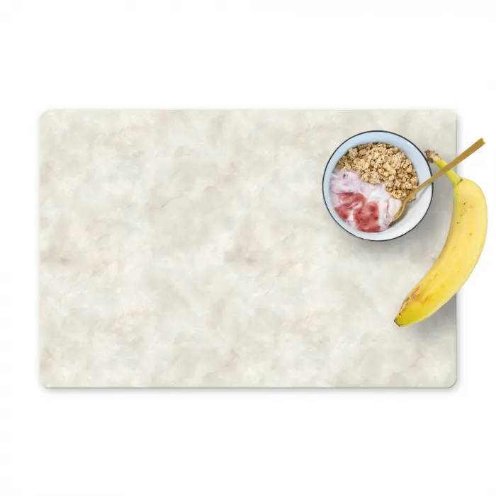 Crèmebeige - Marmer - Aders Placemat vinyl groot 368 -zzzproduct_Kitchenyeah-website