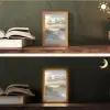 Zonsondergang - Duinen - Planten - Natuur - Strand Light Box met kabel (Tafellamp) klein -sfeer3