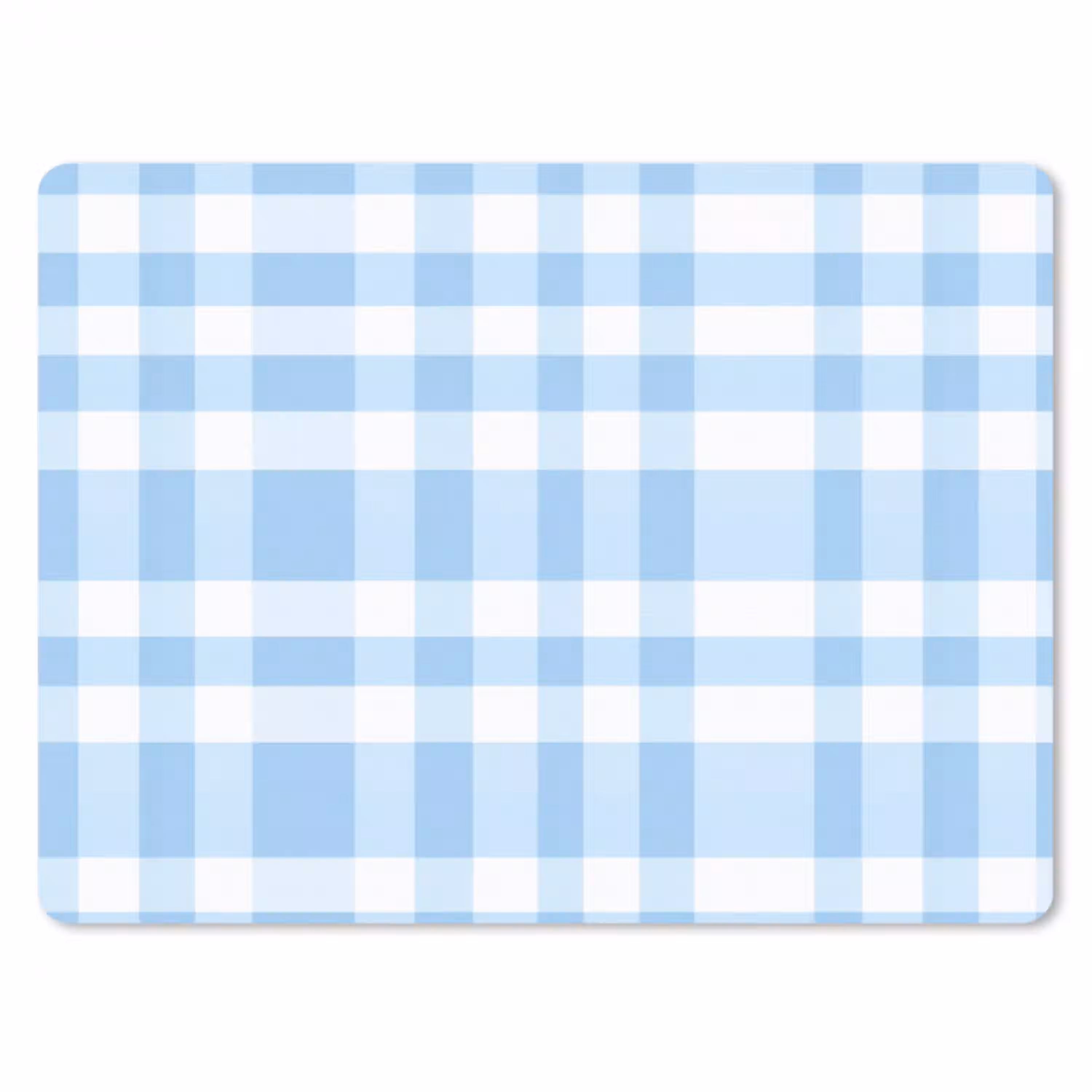 Ruit - Patroon - Blauw muismat rubber klein 262 -3d