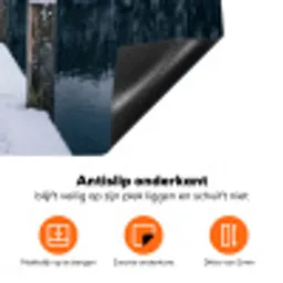 Steiger - Meer - Sneeuw - Bergen - Rustgevend Inductie beschermer vinyl 3mm klein -zzzzzzz-td-onderkant