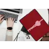 Love - Hart - Rood laptophoes neopreen klein -bureau