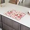 Drakenfruit - Patroon - Roze Inductie beschermer vinyl 3mm klein 276 -sfeer8